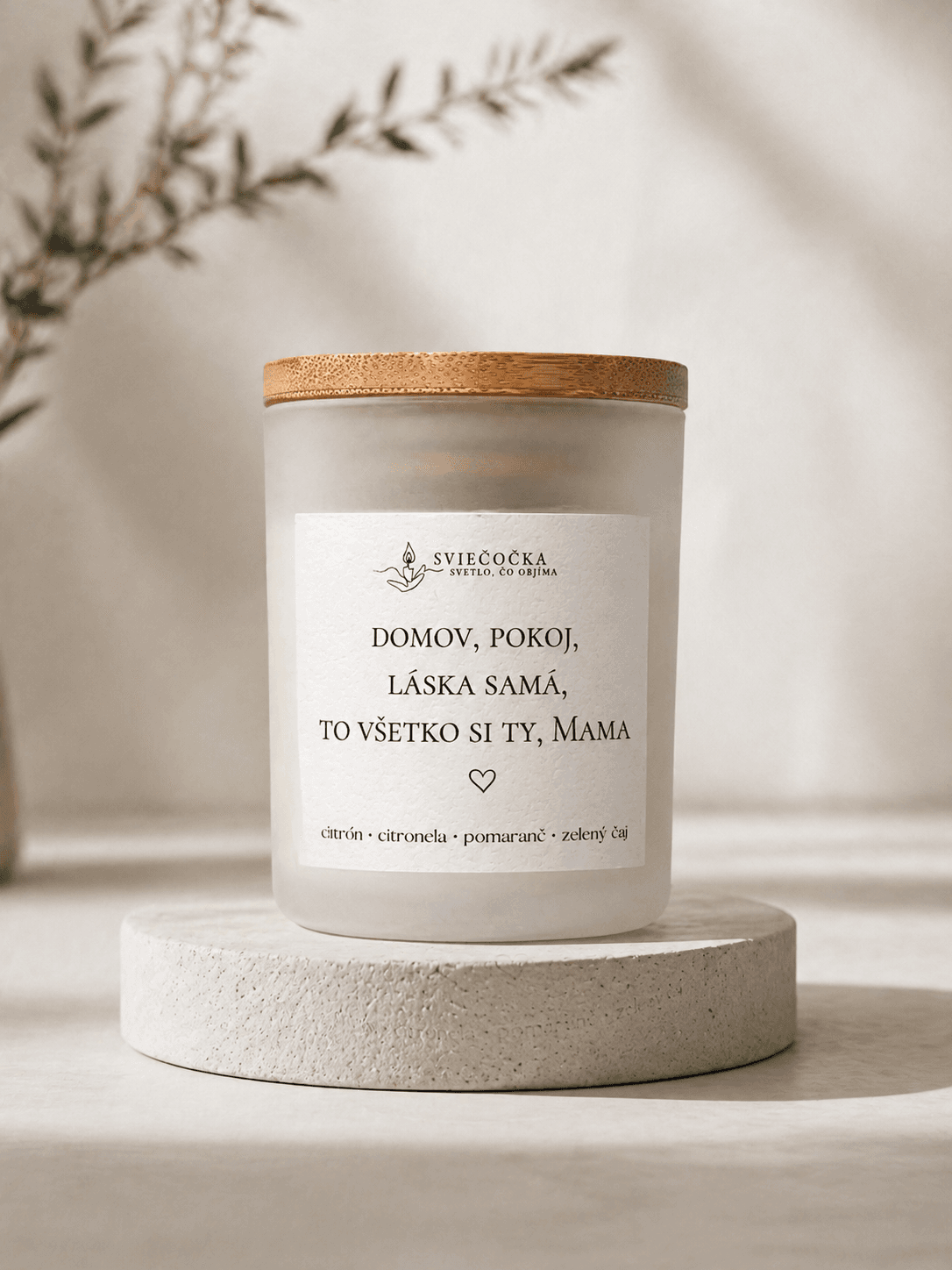 Všetko si mama citrón · citronela · pomaranč · zelený čaj 140g množstvo vosku ručne vyrábaná sójová sviečka sójový vosk